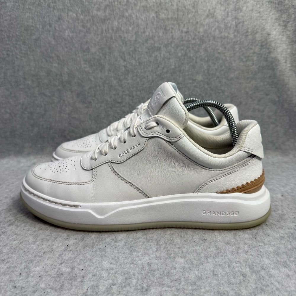 Cole Haan White and Tan Sneakers